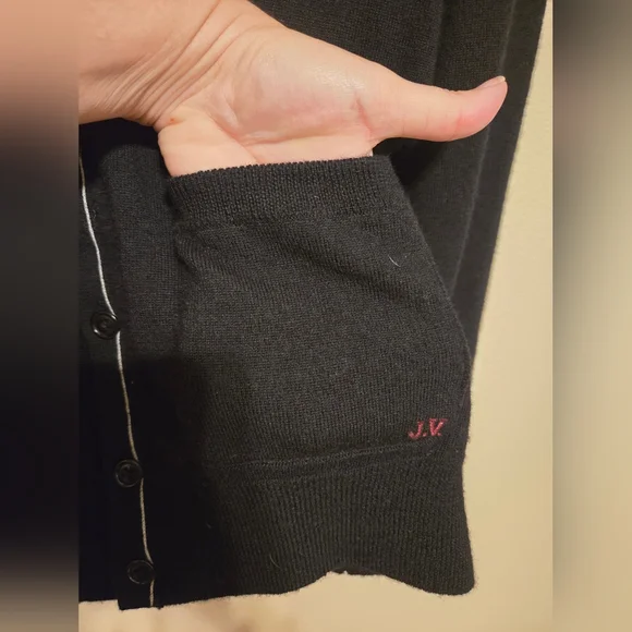 Converse John Varvatos One Star Black Wool Cardigan Mens Size 2 Medium Used - Picture 6 of 16